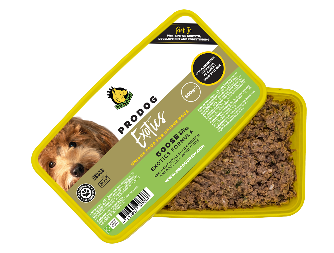 Goose Exotic Range 500g Happy Dog Daventry